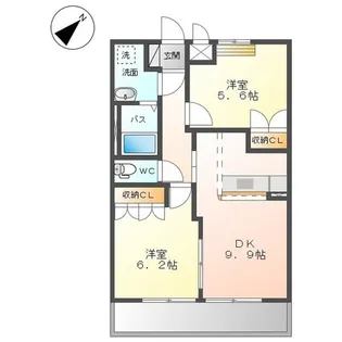 アリウス【2階】の間取り