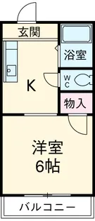 栄ハイツ【102号室】の間取り