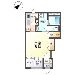 シャトリエ(Chatelier‘s)【1階】の間取り