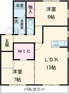 メゾン小柳【1階】の間取り