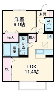 アゼリア【1階】の間取り