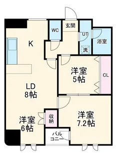 クラスティーナ761【2階】の間取り