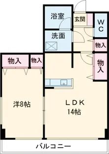 サン=テグジュビル【501号室】の間取り
