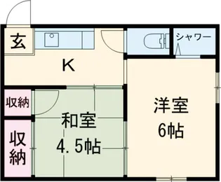 メゾン志賀【2階】の間取り