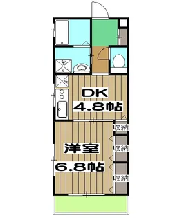 マ・リッチ西院【1階】の間取り