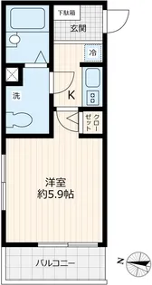 ダイレクト・メゾン高砂【3階】の間取り