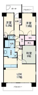 刈谷寿町パーク・ホームズ【803号室】の間取り