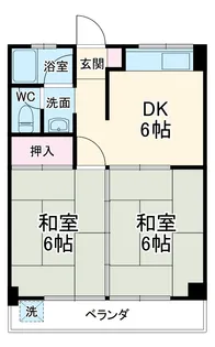 平安マンション【3階】の間取り