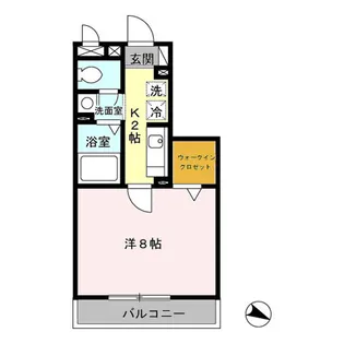 プランドール【1階】の間取り