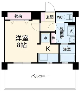 LEO伍拾伍番館【4階】の間取り