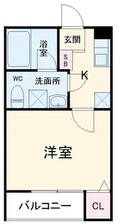 カーサノダ496【1階】の間取り