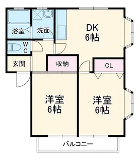 サニーホーム【1階】の間取り
