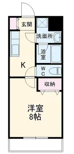 ヴィーガ【302号室】の間取り