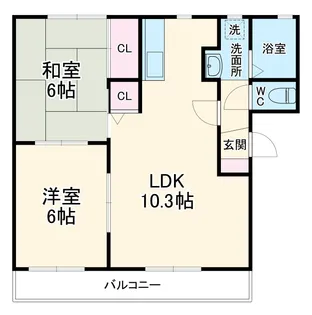 Maison de Moer A【1階】の間取り