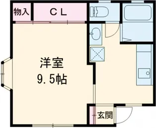 コーポ千秀【201号室】の間取り