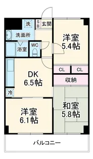 盛大パレス【2階】の間取り