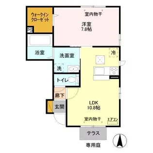 FELICE I【1階】の間取り