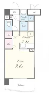 メゾン・ド・リュミエール【6-c号室】の間取り