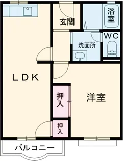 メゾンアヅマ【101号室】の間取り