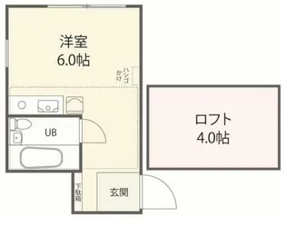 ユナイトANZENアリソンベッケル【1階】の間取り