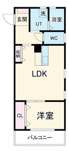 リトリート蓑川【2階】の間取り