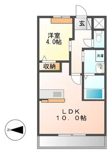 un jour B(アンジュールビー)【1階】の間取り