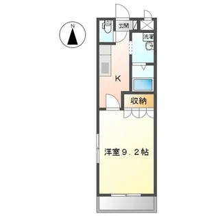 プラッツ・ハウス【105号室】の間取り