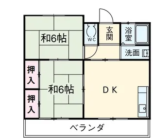 メゾン並木【201号室】の間取り