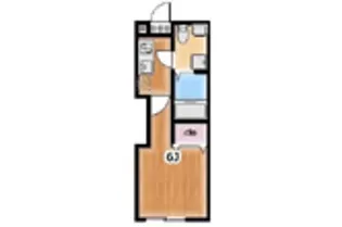 ノワール七里【3階】の間取り