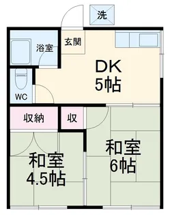 小池荘1号棟【202号室】の間取り