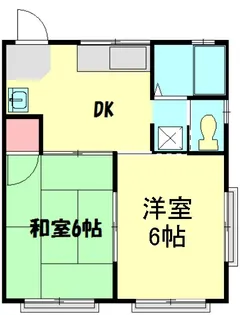 山口ハイツ【201号室】の間取り