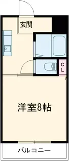 パレス90【511号室】の間取り