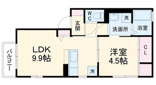 フラットゲート【2階】の間取り