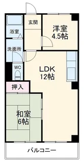 柴昭ハイツ【403号室】の間取り