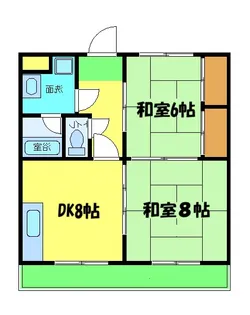 弥生マンション【206号室】の間取り