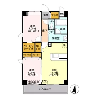 パークレジデンス【3階】の間取り