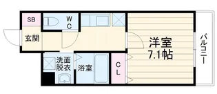 ロイヤルコート中桜塚【3階】の間取り