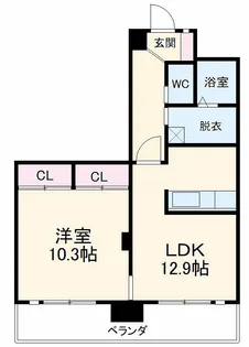 KUON【7階】の間取り