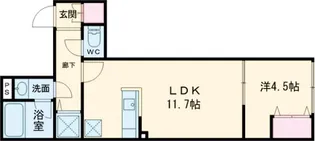 ウェルスクエアイズム高円寺【2階】の間取り