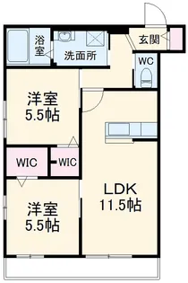 サンレガーロ久喜WEST Ⅰ【3階】の間取り
