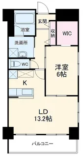 TRIBUTE元浜【8階】の間取り