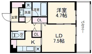 ART RESIDENCE IN KASHIWA−no−HA【2階】の間取り