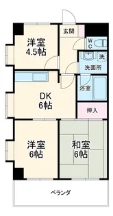 パセール長良【4階】の間取り