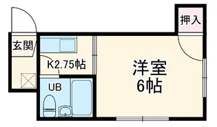 オリエンタルコート【2階】の間取り