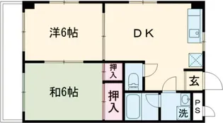 富士見ビル【303号室】の間取り
