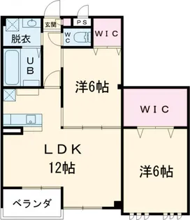 Ruscello Sena【3階】の間取り