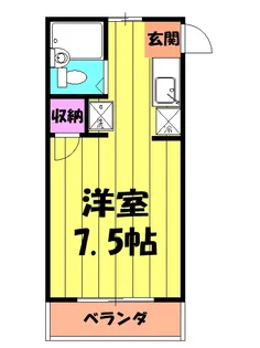 ハイム シュガーケイン【1階】の間取り