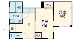 モンテSK【1階】の間取り