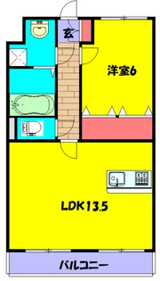 Bella Luce B【4階】の間取り