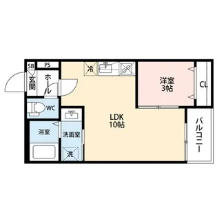 GRANDBLUE nagasukaⅠ【1階】の間取り